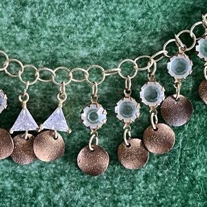 Crystal charm necklace